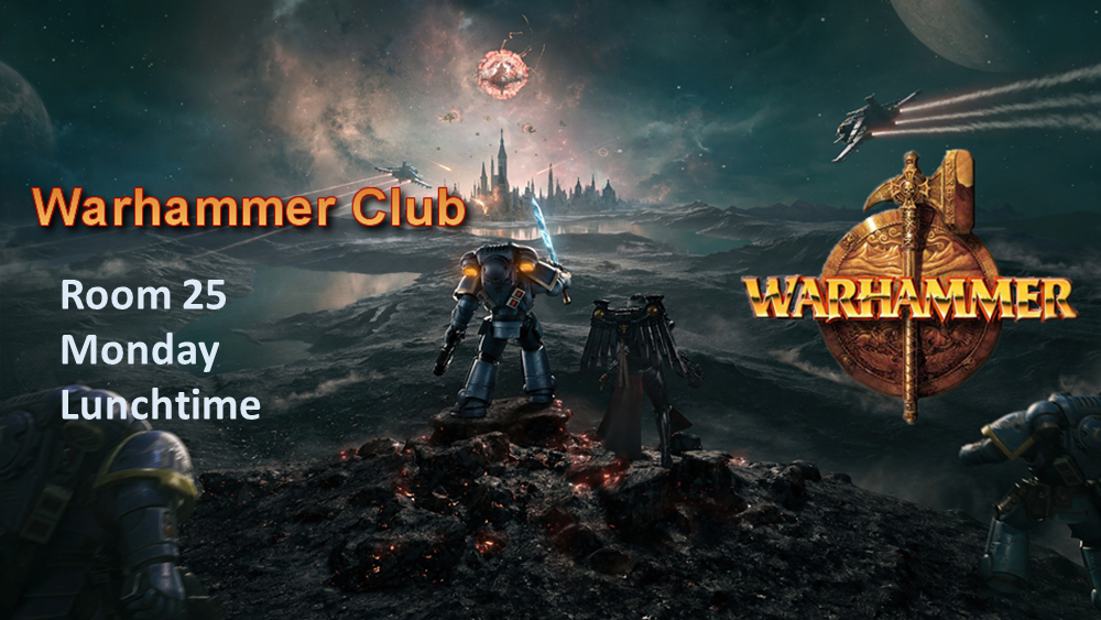 Picture of Warhammer Club times and dates